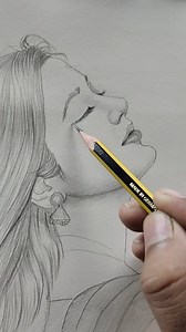 Closed eye drawing #reels #art #drawing #sketch #artist | Ashish Art