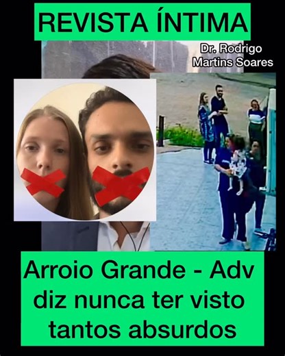 Horizons on Instagram: "Arroio Grande - revista íntima dos pais na audiência que ocorreu no abrigo (nem em presídios isso ocorre) - O Ex advogado fala que nunca viu um caso com tantos absurdos. Na audiência do dia 16/12/25, que não foi no forum e sim no abrigo, o advogado não pode participar de forma híbrida (online) porque, segundo o juiz, não havia "condições técnicas", mesmo pedindo que fosse uma ligação de vídeo por um simples celular. O advogado também não pode comparecer presencial por est