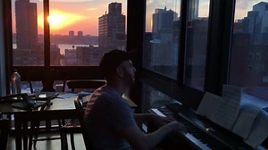 Horizons at sunset. | Genesis Piano Project