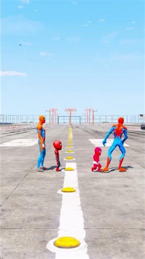 SPIDE-RMAN VS SPIDERMAN SUPERHEROES BATTLE #gta5 #shorts #hulk