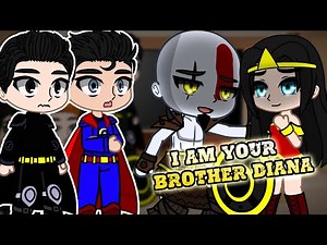 Justice League react to Kratos as Wonder Woman Brother || Kratos || GOW || - Gacha react