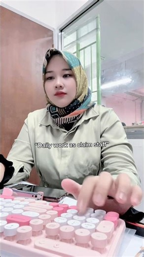 Daily work as claim staff ☺️ #shorts