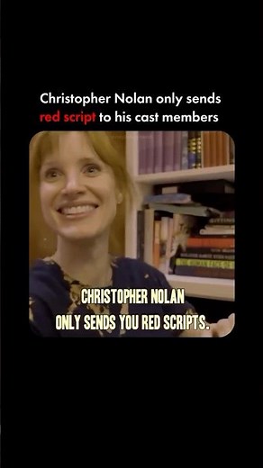 Christopher Nolan only sends RED scripts 🛑 so the actors are unable to copy them