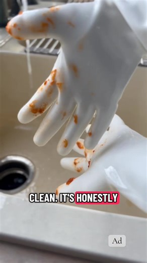 Kitchen gloves got dirty and hard to clean? This is a game changer. You'll fall in love with it after just one use! CR: @Lexus | Sourdough & Life #lanongloves #kitchenessentials #SourdoughLife #easytoclean #fyp
