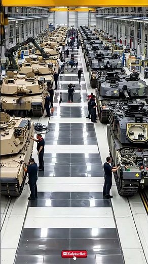 “Tank Assembly Line: Precision Meets Power! 🚀⚡