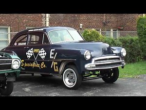 1951 Chevy - Leaving the show with some noise and cheers.