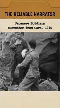 Japanese Soldiers Surrender from Cave, 1945 #ww2 #history