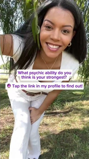 What’s your psychic ability? Take the quiz 🔗 on my channel. 🔮