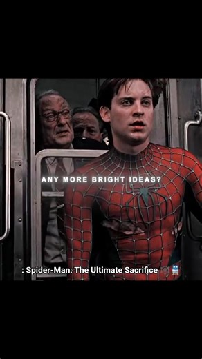 : Spider-Man: The Ultimate Sacrifice 🕸️🚆#SpiderMan #PeterParker #MarvelIndia