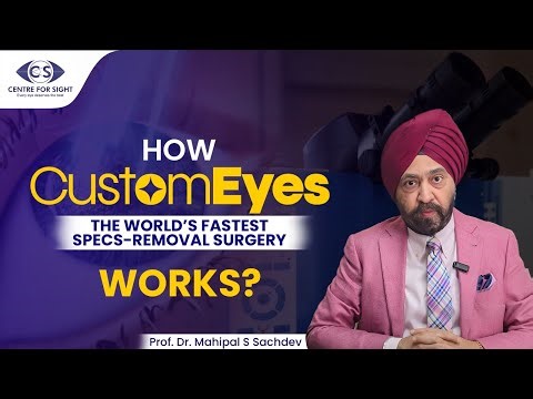 Personalized Laser Vision Correction | Dr. Mahipal S. Sachdev | Centre For Sigh