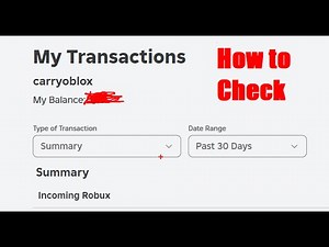 How to check transactions on roblox pc or mobile (Find Purchase History in Roblox Guide)