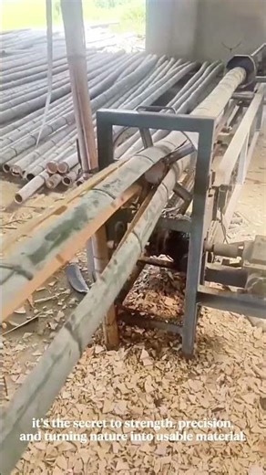 Bamboo Splitting – Turning Nature into Precision Material #work #craft