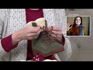 Vionic Water Resistant Suede Lace-Up Hiker Boots - Zoey on QVC