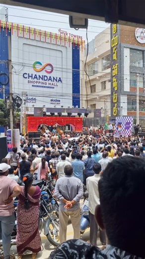 Madanapalli on Instagram: "**“Madanapalli gets bigger & brighter today! 🎉✨ Grand opening of Chandana Shopping Mall 🛍 with a stunning entry by Aishwarya Rajesh & Bulliraju ❤️🔥 📍 CTM Road, Madanapalli 🗓️ August 25 🛒 Mega Festive Offers | New Collections | Unlimited Shopping"