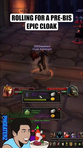 ROLLING ON A PREBIS EPIC CLOAK | MOP Classic WOW