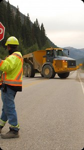 Running articulated trucks down HWY 1 and building avalanche berms in the heart of the Selkirk mountains, just another day at @mackaybuilds | Earthmovers Media