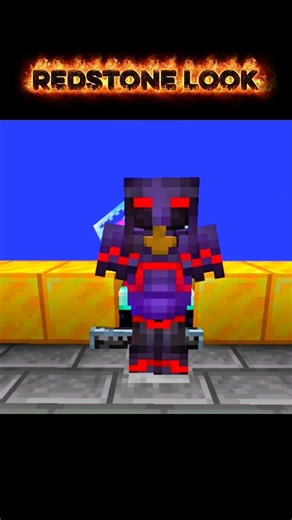 🔥 REDSTONE DEMON LOOK 😈 | OP Minecraft Armor
