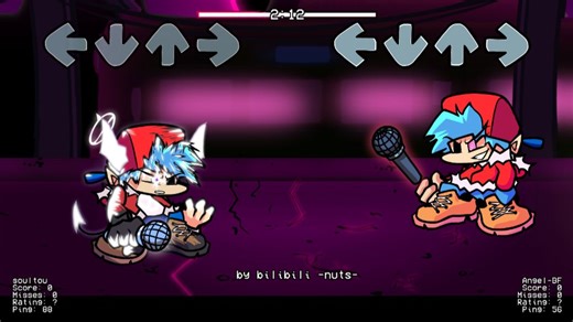 PEONING联机FNF一起玩合作愉快的day1!!!