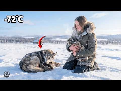 Surviving Siberia’s Extreme Cold: The Girl Who Saved a Dying Puppy | FrostWolf Survival Tales