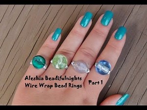 Wire Wrap Bead Ring Wirework Tutorial Part 1