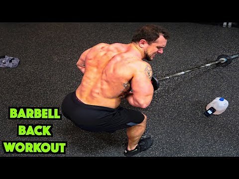 Intense 5 Minute Barbell Back Workout