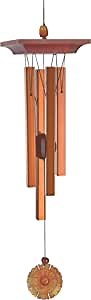 Woodstock Chimes Signature Collection, Woodstock Amber Chime, 20'' Decor Designs Wind Chimes for Outdoor, Patio, Home or Garden Décor (WABR)