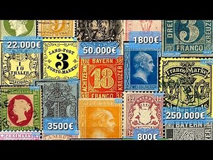 most expensive 50 most expensive stamps from Germany 1849-1900