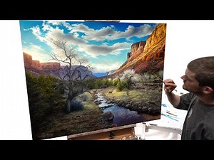 Beneath The Glory | A Desert Landscape Painting