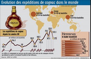 Les chiffres vertigineux de la crise du cognac