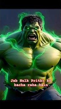 Aliens Vs Hulk 😱 End Tak Dekhna 🔥 #shorts #ai#india #alien #youtubeshorts