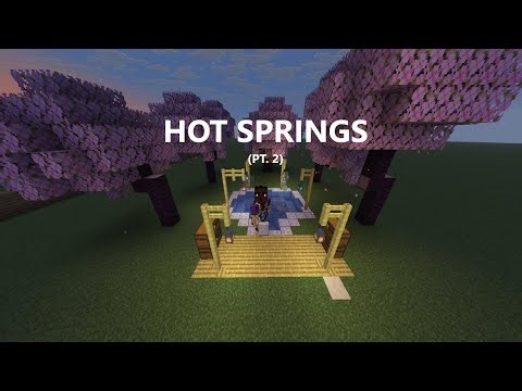 Survival Hot Springs Build in Minecraft! | ShadowRealm Builds Ep. 2