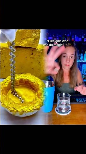 Bar magic tricks like putting a coin through a solid glass to make extra money #bartender #barmagic