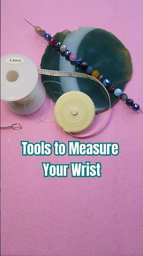 How To Measure Your Wrist For A Beaded Bracelet #handmadejewelry #diybeadedjewelry #short