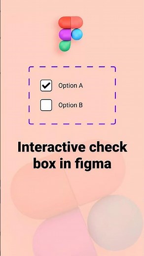 How to create an interactive check box in figma #figma #uiux #prototyping #figmacomponents