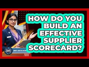 How Do You Build An Effective Supplier Scorecard? - Smart Logistics Network