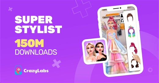 3.5K views · 22 reactions | We're proud to share that Super Stylist, one of CrazyLabs’ most iconic game, has just passed 150 million downloads! ✨ Play it in the link below: https://superstylist.onelink.me/8AfF/mjt8o113 | CrazyLabs | Facebook