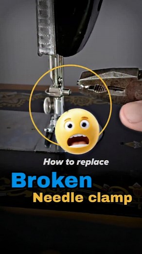 Jasmine sewing machines on Instagram: "How to replace broken needle clamp in sewing machine. . #sewing #sewingtutorial #sewingtips #sewingmachine #tips #sewingproject #sewingtricks"