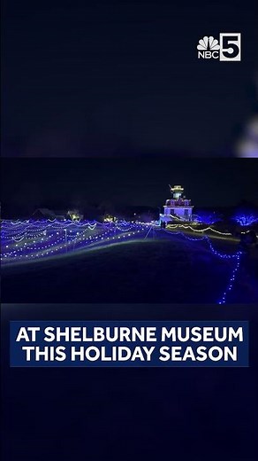 See an epic display of holiday lights at Shelburne Museum in Vermont