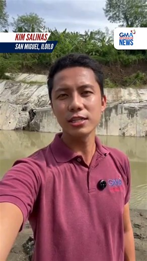 PANOORIN: Gumuho ang mahigit P96 million na slope protection project sa Brgy. 5, San Miguel, Iloilo, wala pa mang ulan sa lugar. Nangangamba ang mga residente na baka lumawak pa ang pinsala nito lalo na't nakataas ang Tropical Cyclone Wind Signal No. 2 sa lalawigan dahil sa Bagyong #TinoPH. | via Kim Salinas/GMA Regional TV One Western Visayas | GMA News