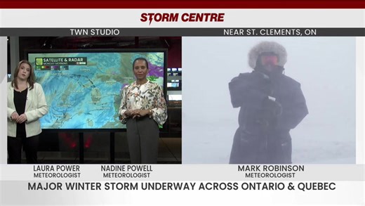 Thundersnow and blizzard-like conditions hit Ontario