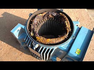 Full Winding of Constant Torque 300-1000 RPM 10HP 7.5KW 3Phase Motor With Connection Diagram(HINDI)