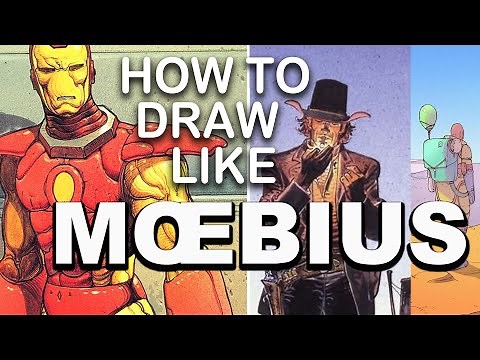 How to Draw Like MOEBIUS ! a DEEP DIVE into 3 of his most extreme styles