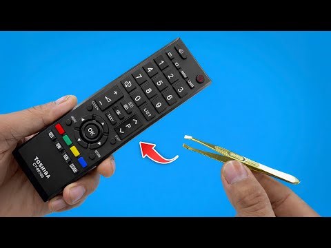 Easy Ways to Fix All Remote Controls in Your Home With a Common Tweezers!