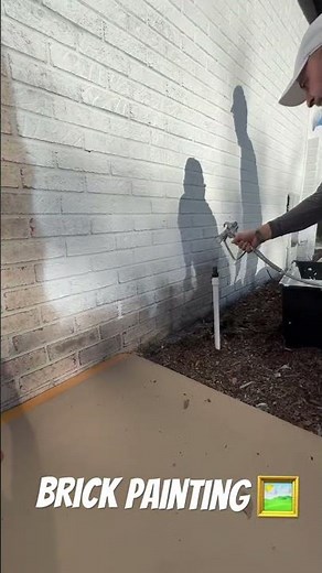 How to paint brick. First step - PRIMER!!