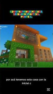 Construyendo mi aldea en block craft 3D. Parte 1. #minecraft #blockcraft #suscribete