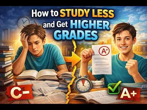 How to Study Less and Get Higher Grades | Smart Study Habits That Actually Work | Tiny Habit Lab