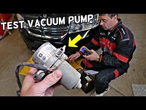 HOW TO TEST BRAKE VACUUM PUMP ON DODGE CHRYSLER JEEP. HARD BRAKE PEDAL, WEAK BRAKES FIX