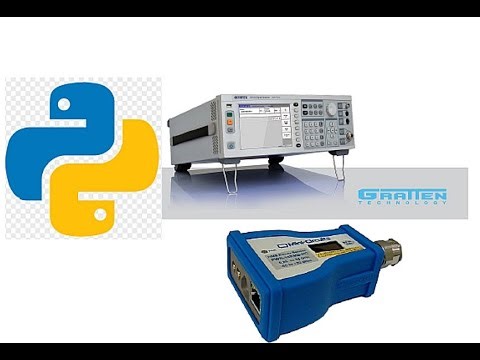 Codigo Python en Generador de RF y Sensor de Potencia