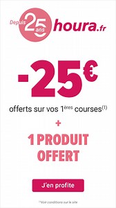 18K views · 27 reactions | OFFRE LIMITÉE : -25€ sur votre 1ère commande pour fêter nos 25 ans + un produit offert✨ CODE : ANNIV25 dès 150€ d’achat HOURA : un savoir-faire inégalé dans les courses à domicile depuis 25 ans ! | houra.fr | Facebook