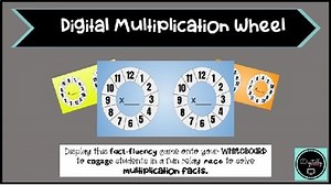 Digital Multiplication Wheel Game (PPT/GoogleSlides)